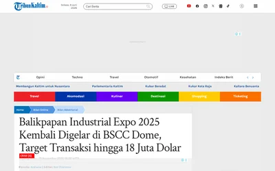 Balikpapan Industrial Expo 2025 Kembali Digelar di BSCC Dome, Target Transaksi hingga 18 Juta Dolar  - Tribunkaltim.co